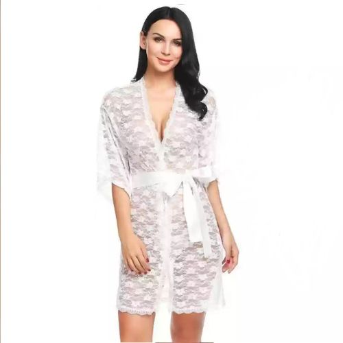 Night Dress white net gown Nighty with Panty Nightgown Transparent nightwear